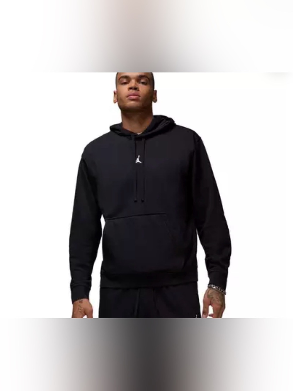 Jordan Men's Sport Crossover Dri-FIT Pullover Hoodie - Black(X-Small)